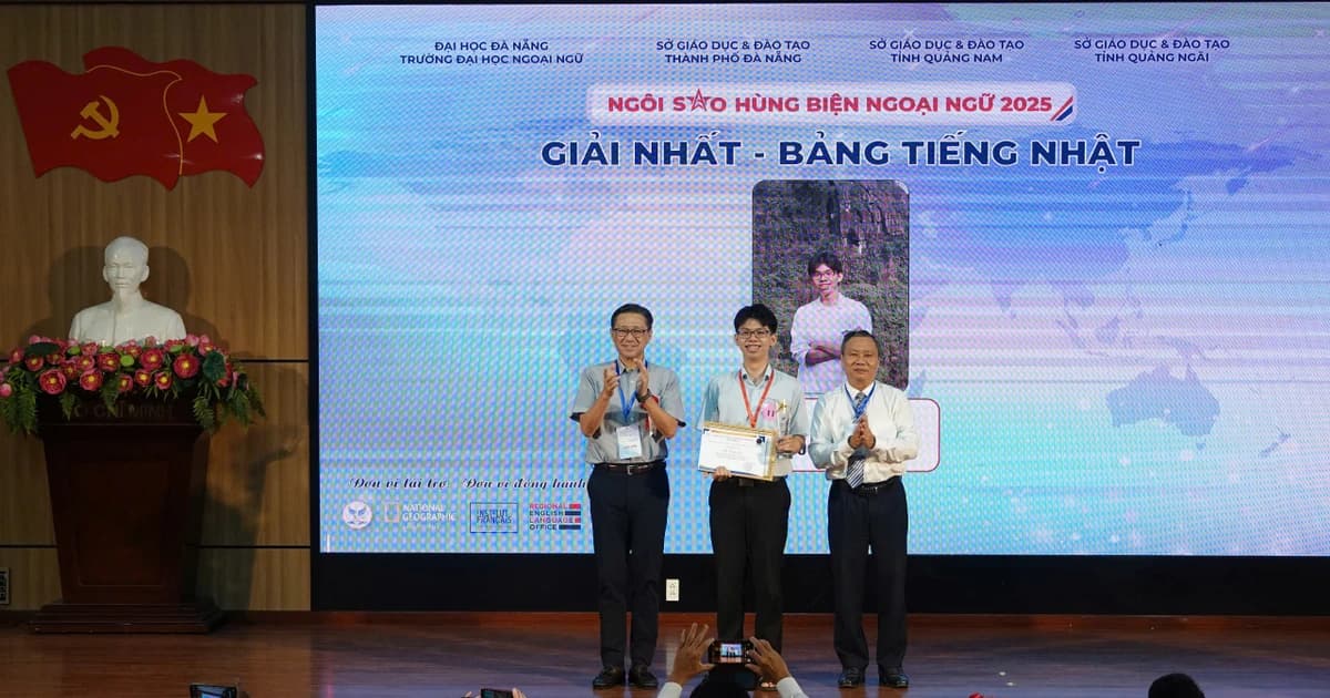 Học sinh Đà Nẵng, Quảng Nam, Quảng Ngãi tranh tài Ngôi sao hùng biện Ngoại ngữ