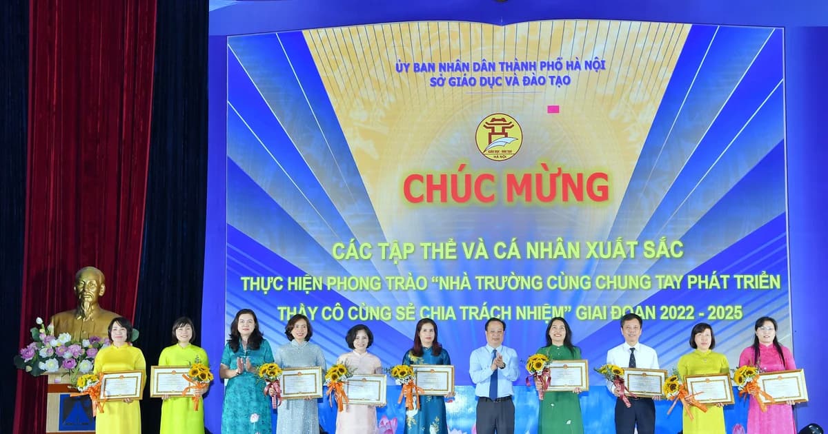 Hà Nội duy trì phong trào 'Nhà trường cùng chung tay phát triển'