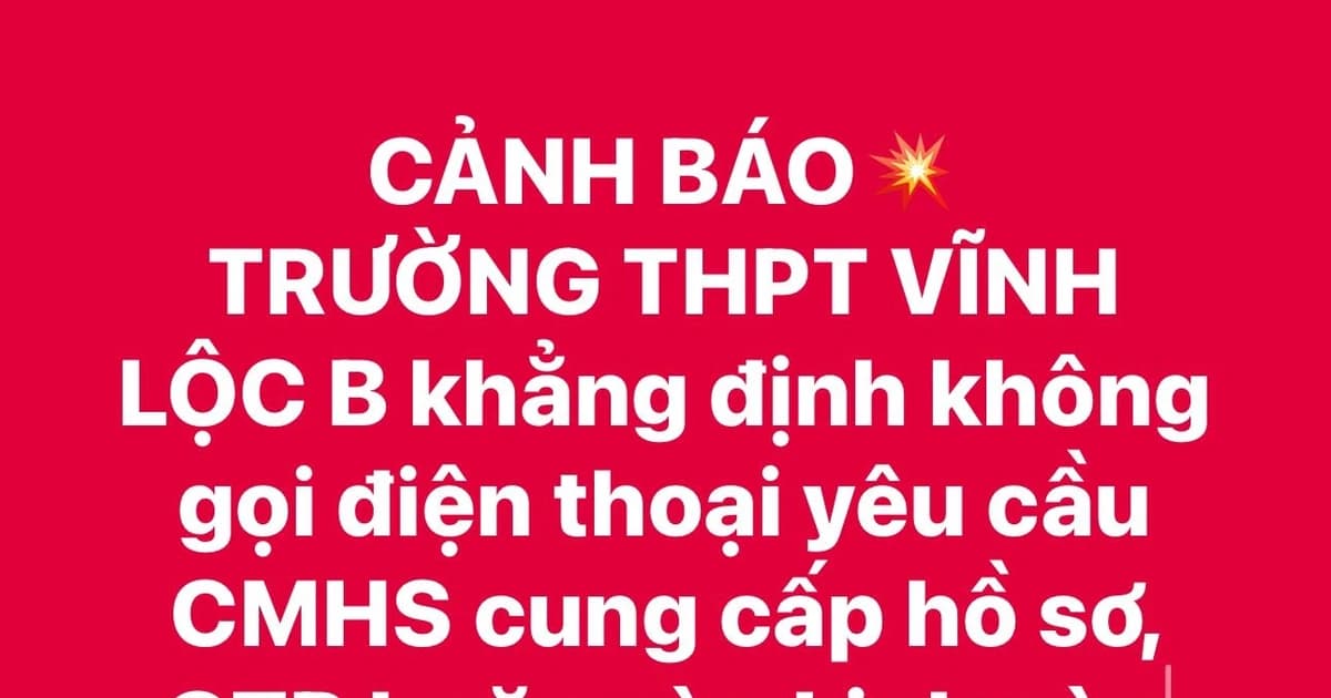 Sở GD&ĐT TPHCM phát thông tin cảnh báo về thủ đoạn lừa đảo học sinh