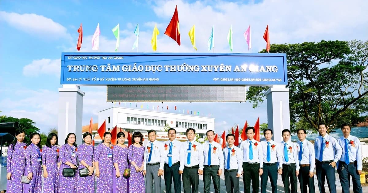 Trung tâm Giáo dục thường xuyên tỉnh An Giang vì cộng đồng và sự học suốt đời