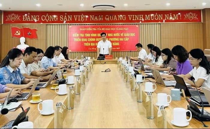 Kiểm tra công tác quản lý nhà nước về giáo dục tại Cao Bằng
