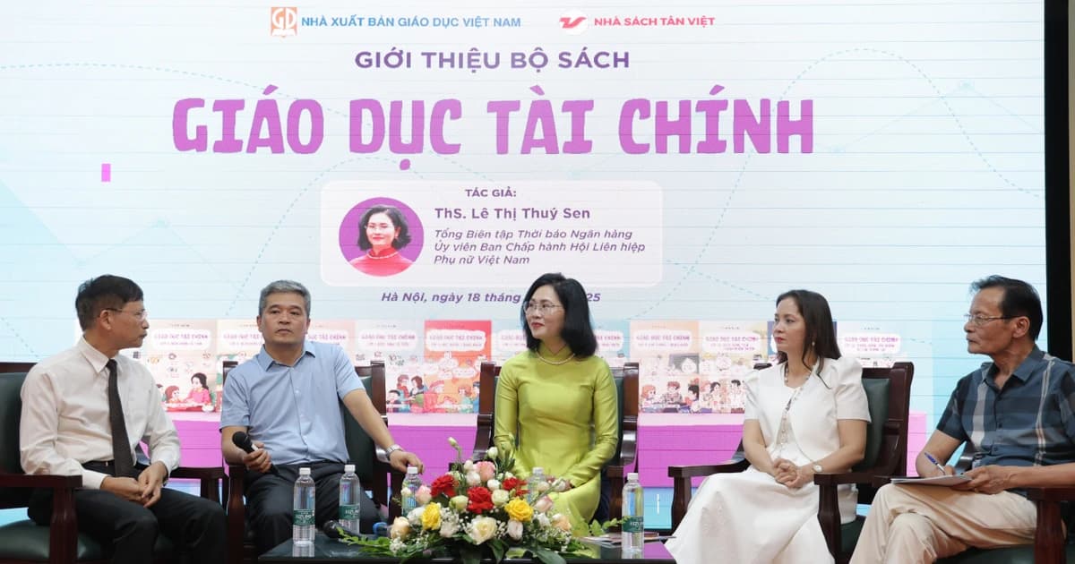 Ra mắt bộ sách Giáo dục tài chính cho học sinh