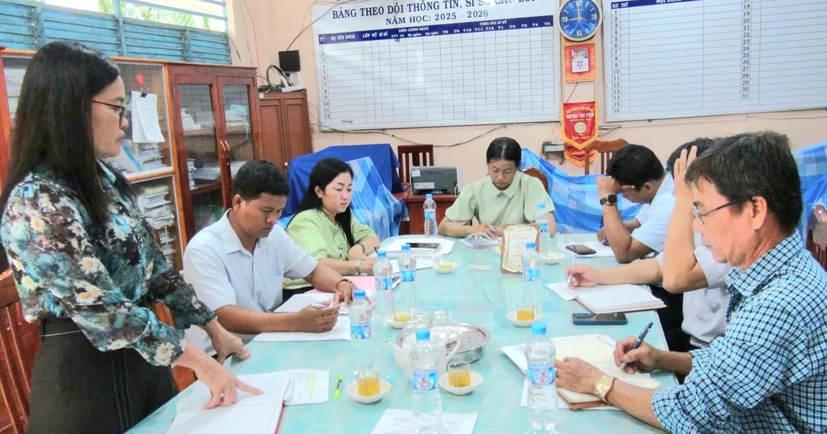 Xã miền núi An Giang chăm lo cho học sinh Khmer đến trường