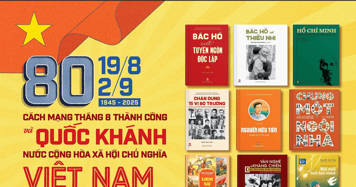 Bộ ấn phẩm đặc biệt của NXB Kim Đồng chào mừng 80 năm Quốc khánh