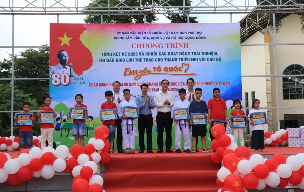 Lan tỏa tinh thần yêu nước qua hoạt động trải nghiệm của thanh thiếu nhi Phú Thọ