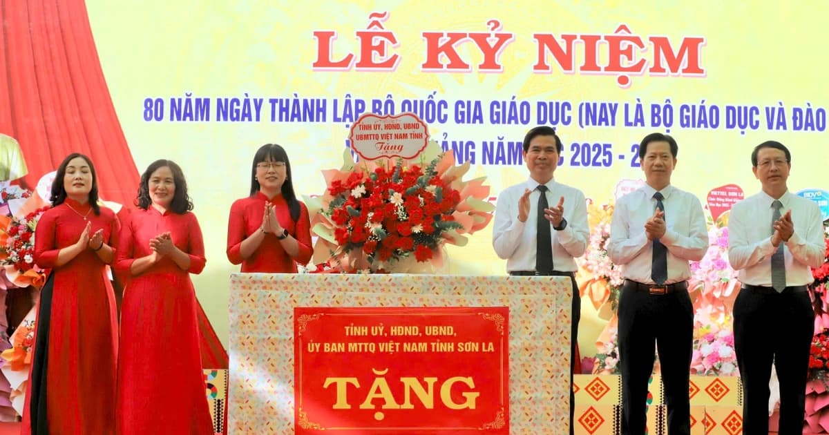 58 trường học vùng lũ Sơn La được tu sửa trước năm học mới