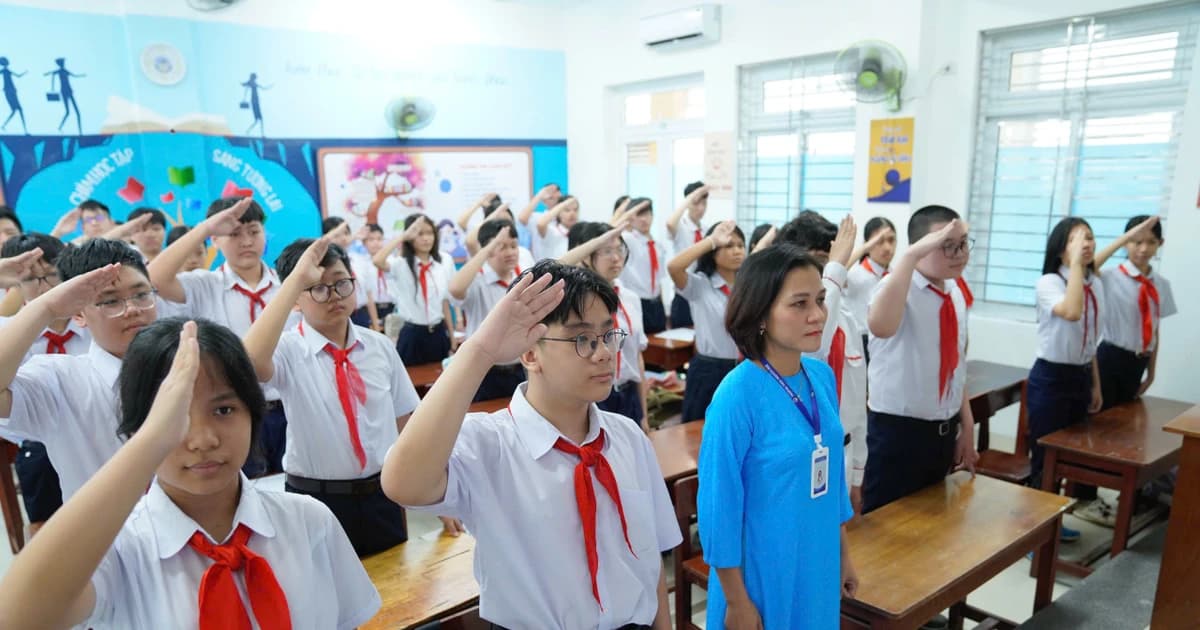 Học sinh Đà Nẵng hứng khởi với Lễ khai giảng đặc biệt