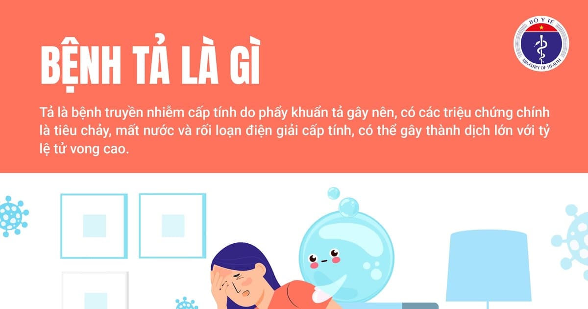 Bộ Y tế khuyến cáo các biện pháp phòng, chống bệnh tả
