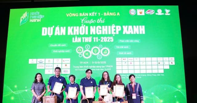 63 dự án tranh tài tại vòng bán kết Cuộc thi Khởi nghiệp Xanh 2025
