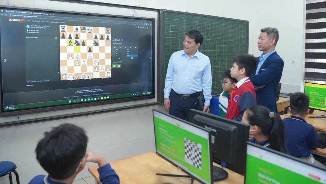 Lần đầu tiên ứng dụng trí tuệ nhân tạo vào giải cờ vua dành cho thiếu nhi