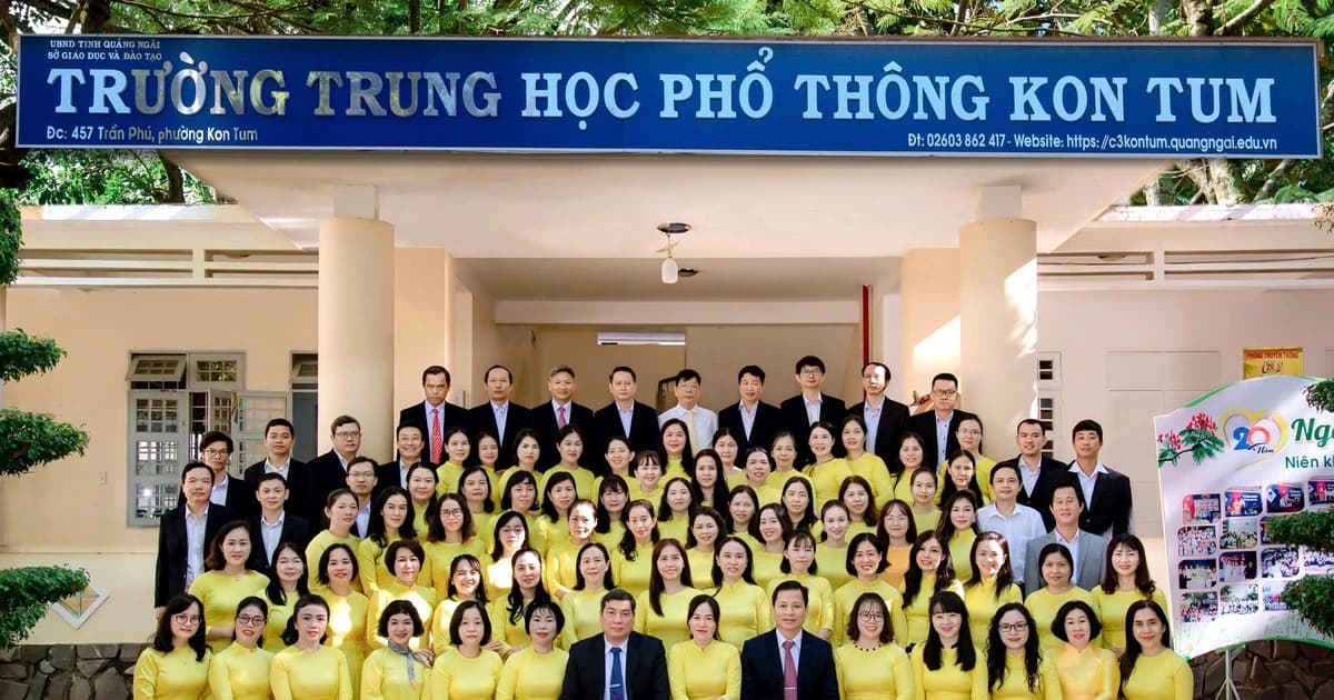 Trường THPT Kon Tum: 50 năm vun trồng tri thức, viết tiếp hành trình tự hào