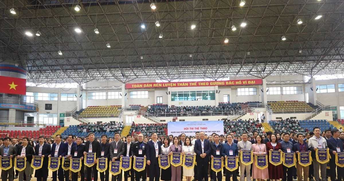 Sôi nổi Hội thi thể thao 'Người giáo viên nhân dân' tỉnh Phú Thọ