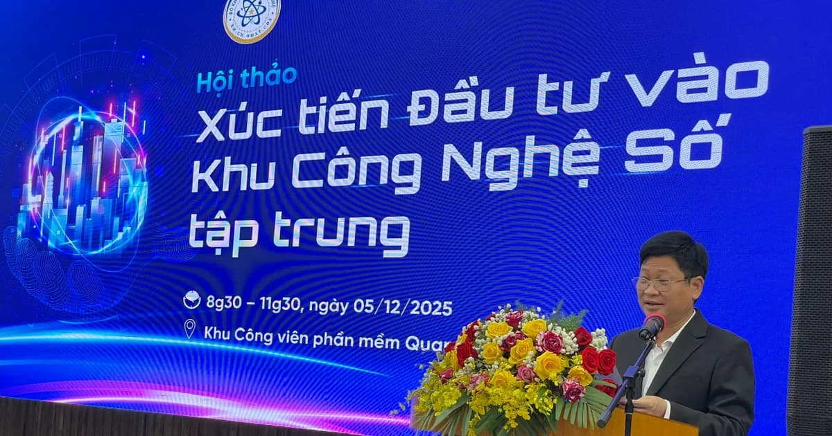 Chuyên gia chia sẻ định hướng phát triển các Khu công nghệ số