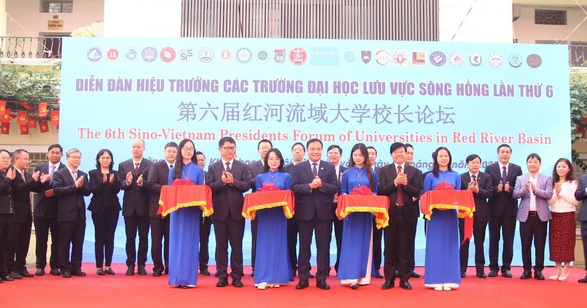 Thúc đẩy hợp tác đại học Việt – Trung tại Diễn đàn Hiệu trưởng sông Hồng 2025