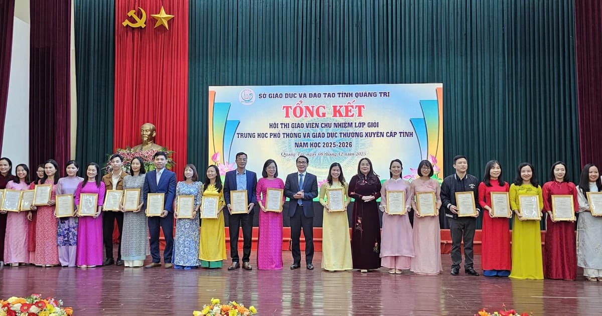 Quảng Trị vinh danh 94 GVCN giỏi: Nhiều giải pháp sáng tạo mới được ghi nhận