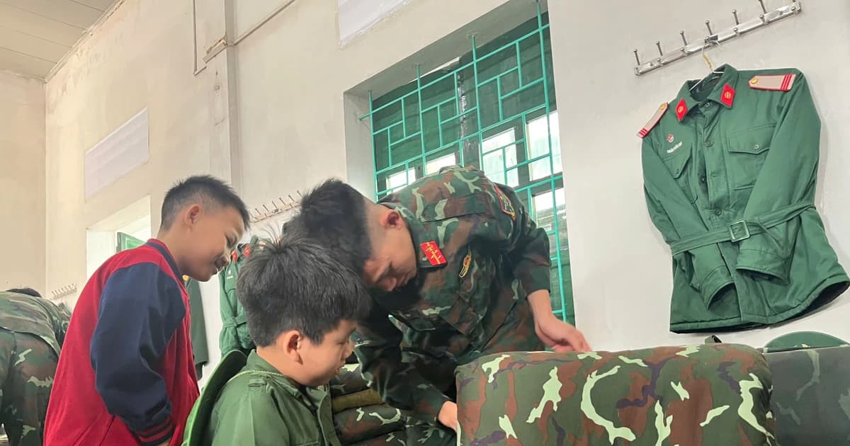 Giáo dục truyền thống quân đội qua hoạt động trải nghiệm