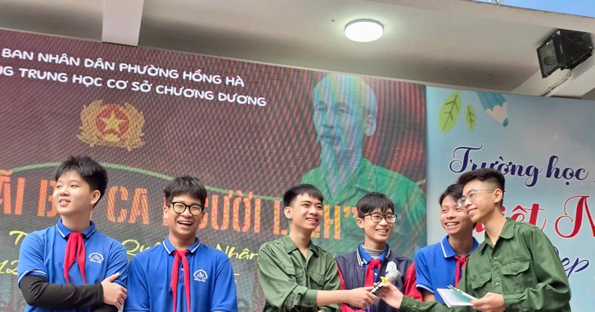 'Vang mãi bài ca người lính' từ hoạt cảnh sân khấu hóa