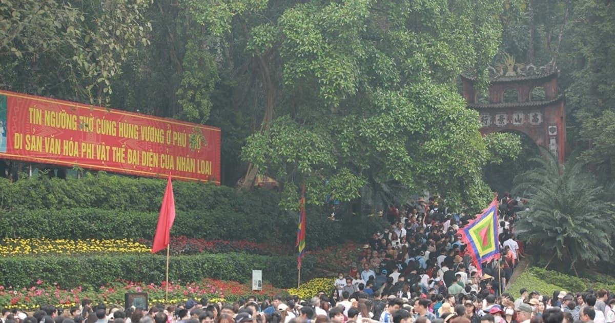 Lễ hội đền Hùng năm 2026 sẽ diễn ra trong 10 ngày
