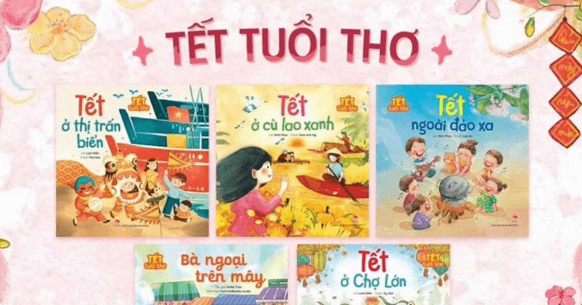 NXB Kim Đồng cho ra mắt bộ sách giúp bạn đọc nhỏ tuổi hiểu về Tết cổ truyền dân tộc