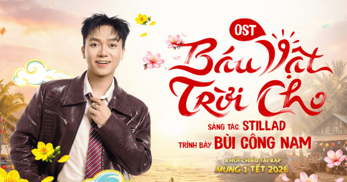 Bùi Công Nam hát nhạc phim Tết ‘Báu vật trời cho’