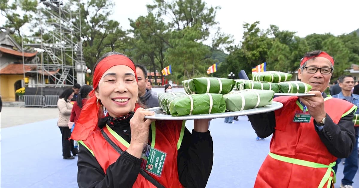 Độc đáo Hội thi Bánh chưng, Bánh giầy