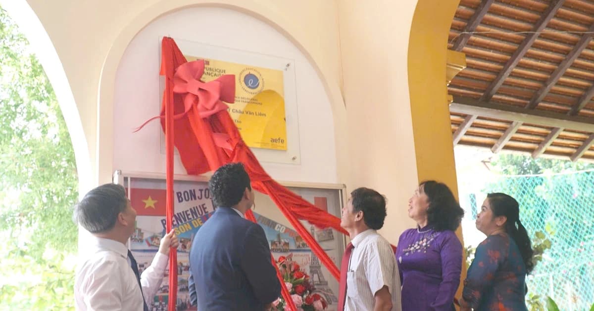 Thêm 2 trường học ở Cần Thơ đạt danh hiệu Label FrancEducation