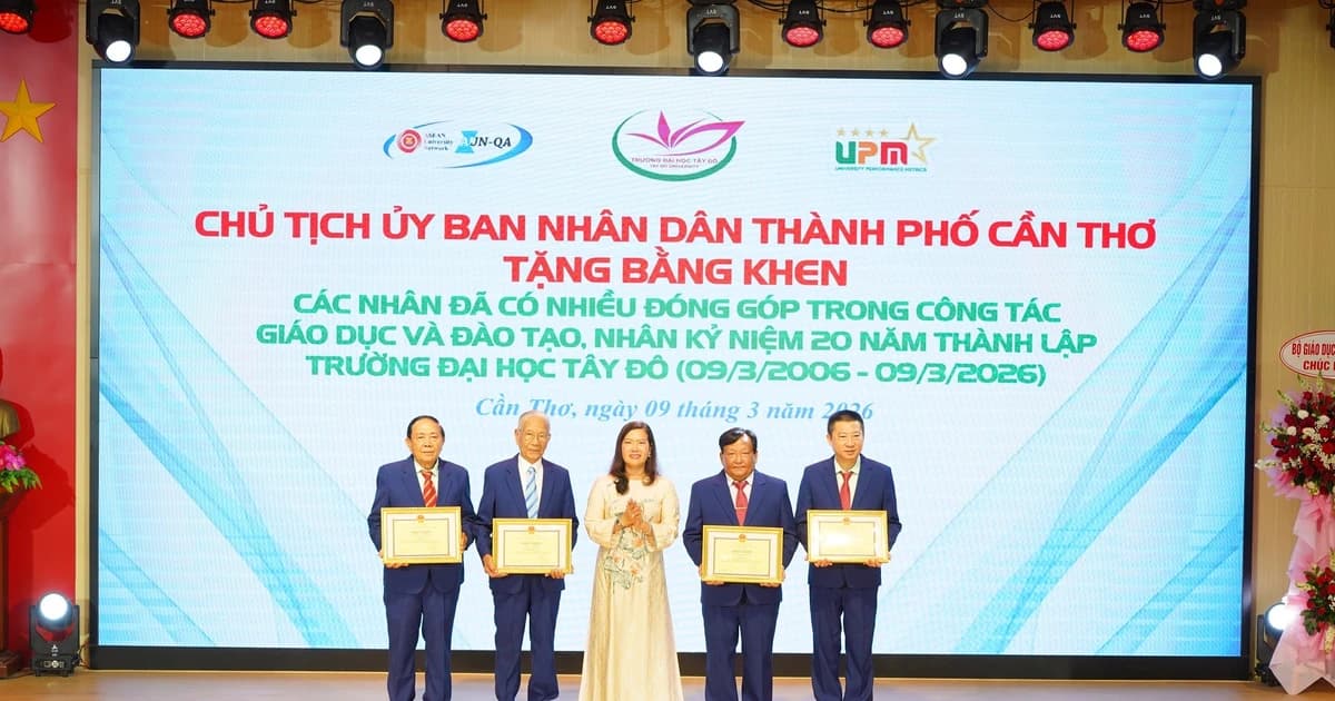 Trường ĐH Tây Đô: Dấu ấn 20 năm xây dựng và phát triển