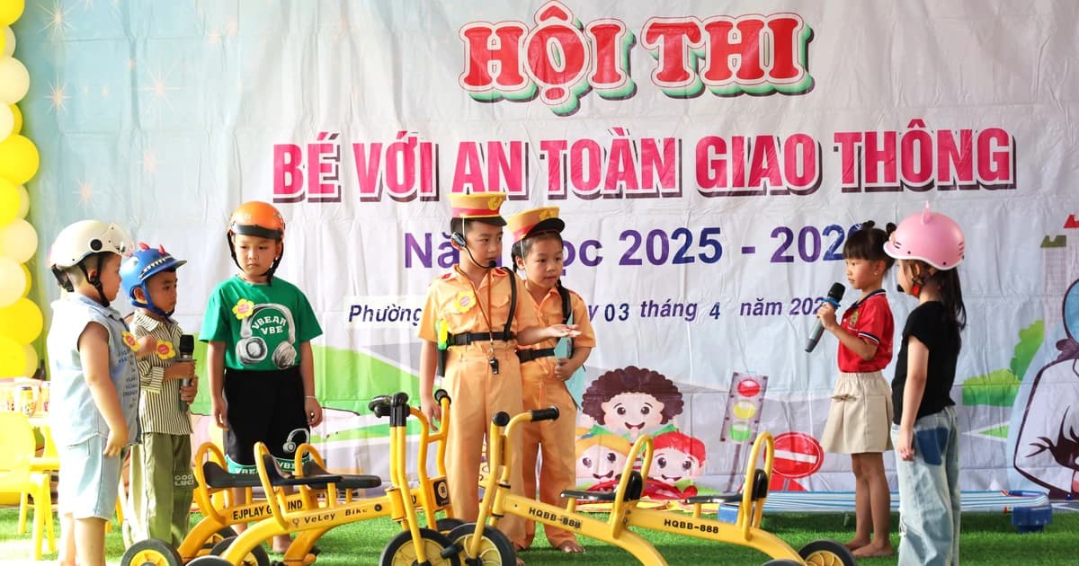 Cà Mau: Trang bị kiến thức an toàn giao thông cho học sinh mầm non