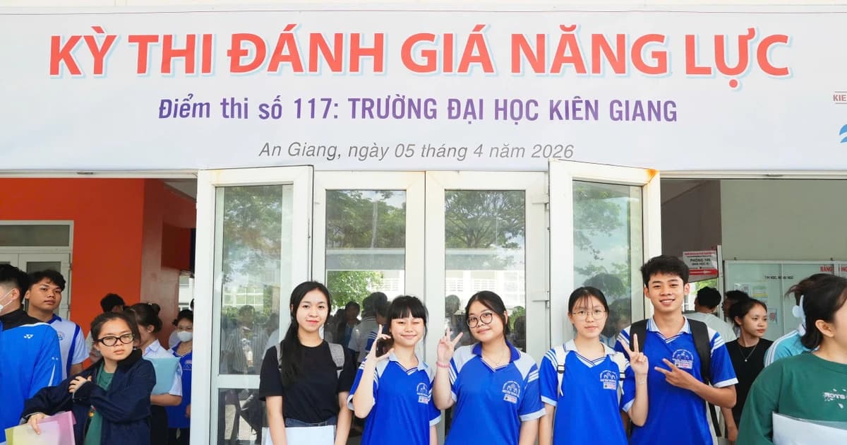 Hơn 1.100 thí sinh dự thi đánh giá năng lực tại Trường Đại học Kiên Giang