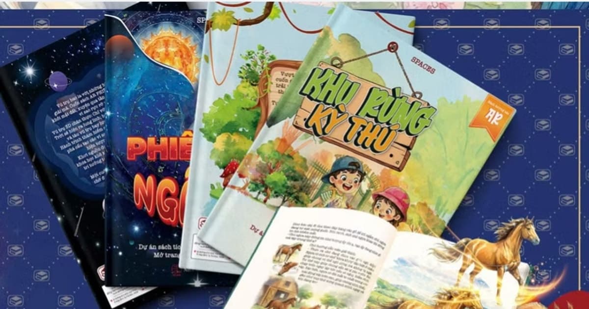 Ra mắt sách thiếu nhi ứng dụng công nghệ thực tế tăng cường