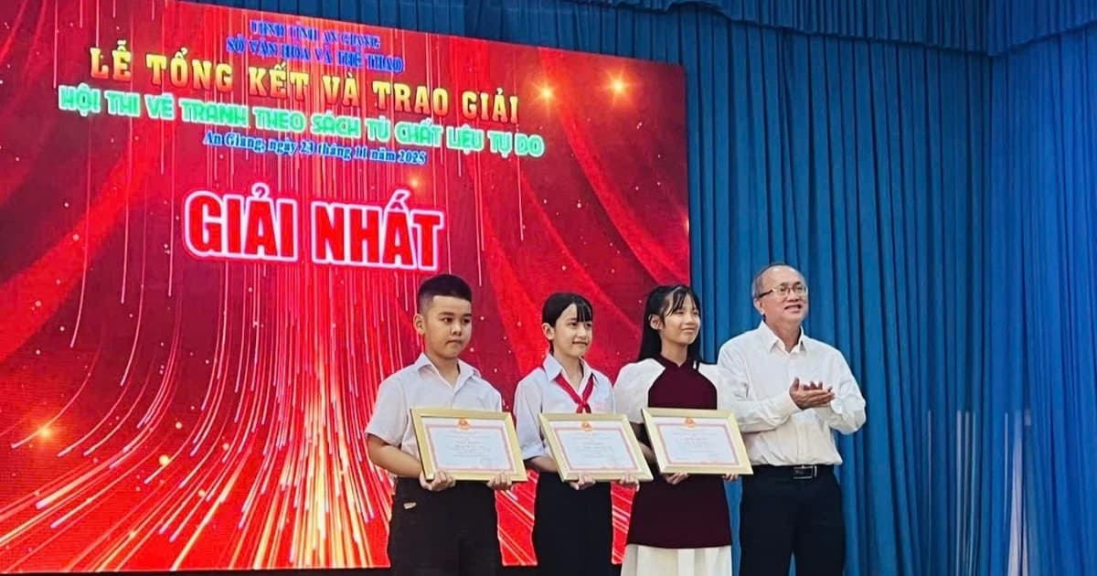 An Giang phát động cuộc thi vẽ tranh theo sách dành cho học sinh