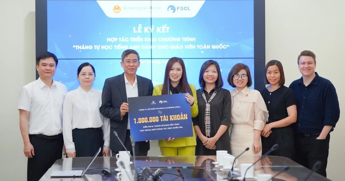 Xây dựng Tháng tự học tiếng Anh miễn phí cho giáo viên toàn quốc