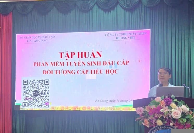 Ngành Giáo dục An Giang đẩy mạnh chuyển đổi số trong tuyển sinh đầu cấp