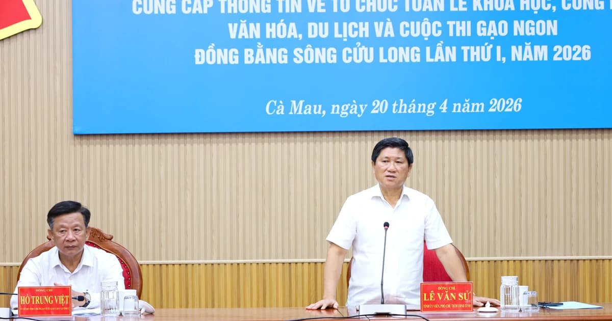 Cà Mau tổ chức Tuần lễ khoa học, công nghệ văn hóa, du lịch chào mừng lễ 30/4