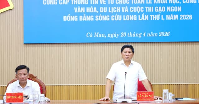 Cà Mau tổ chức Tuần lễ khoa học, công nghệ văn hóa, du lịch chào mừng lễ 30/4