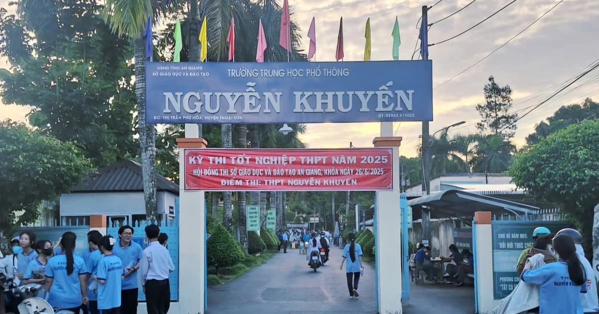 An Giang dự kiến bố trí 81 điểm thi tốt nghiệp THPT năm 2026