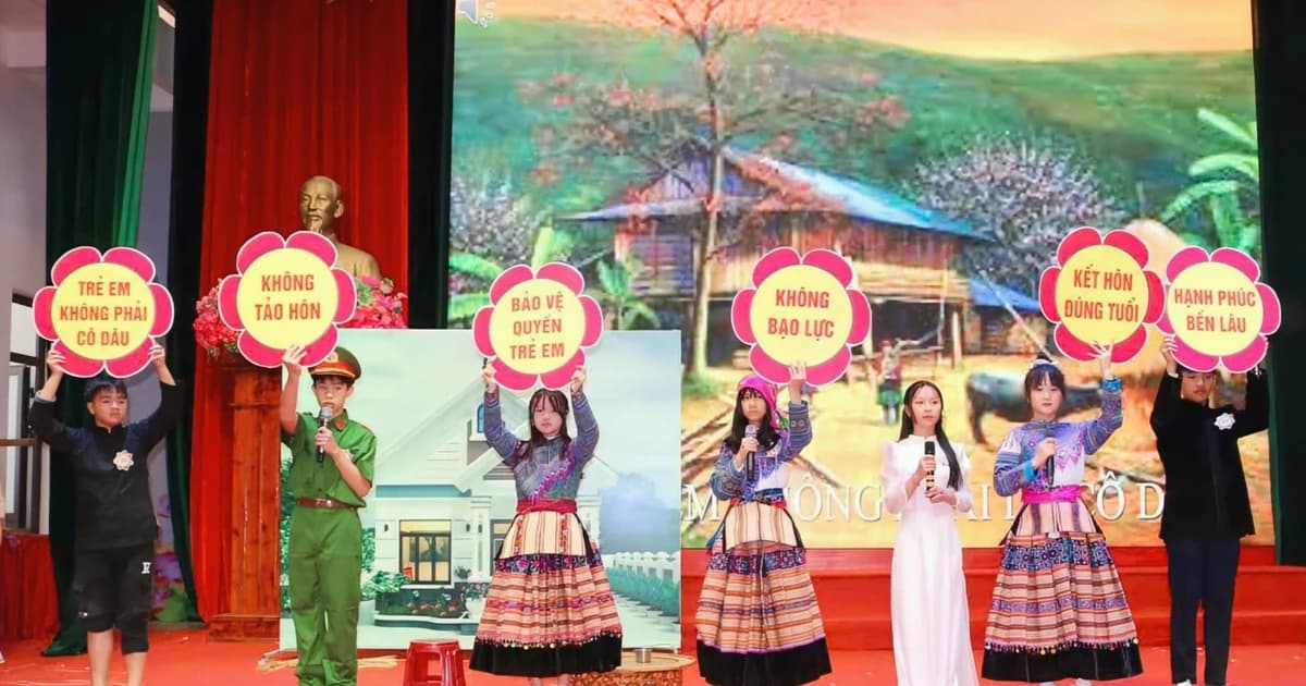 Phòng chống tảo hôn: Gieo nhận thức từ nhà trường