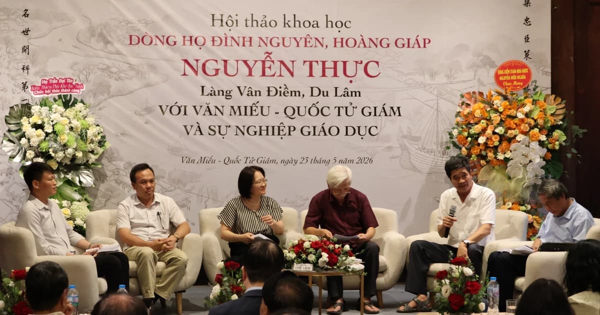 Tôn vinh dòng họ khoa bảng Nguyễn Thực
