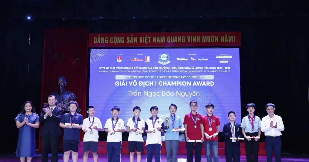 Gần 1.300 học sinh tranh tài tại Chung kết quốc gia Đấu trường Toán học châu Á