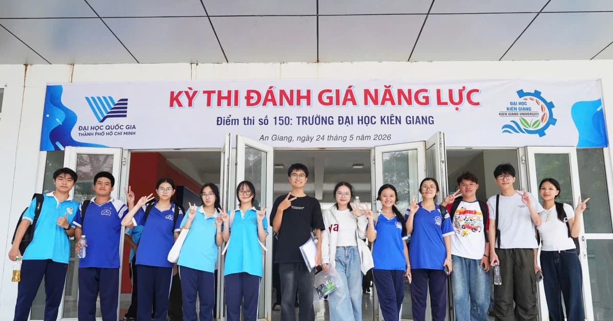 Hơn 740 thí sinh dự thi Đánh giá năng lực đợt 2 tại Trường ĐH Kiên Giang