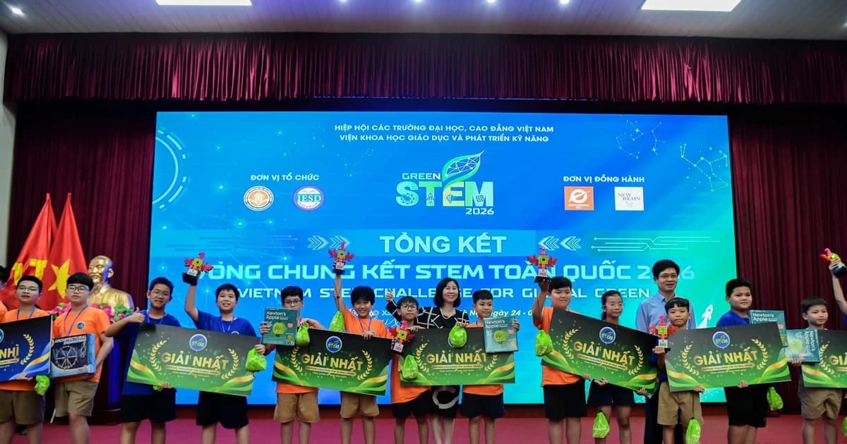 33 đội tranh tài tại chung kết Cuộc thi STEM toàn quốc năm 2026