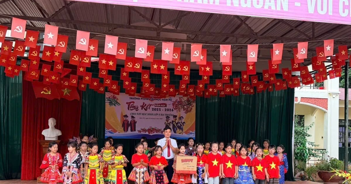 Trường PTDTBT Tiểu học Nậm Pố khép lại năm học với nhiều dấu ấn yêu thương