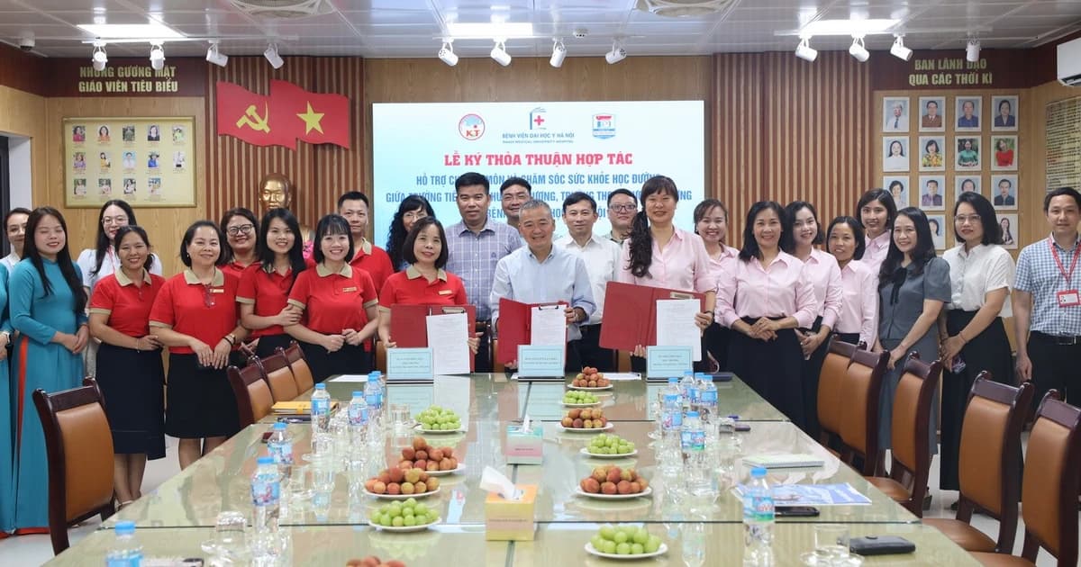 Bệnh viện bắt tay trường học chăm sóc sức khỏe học đường