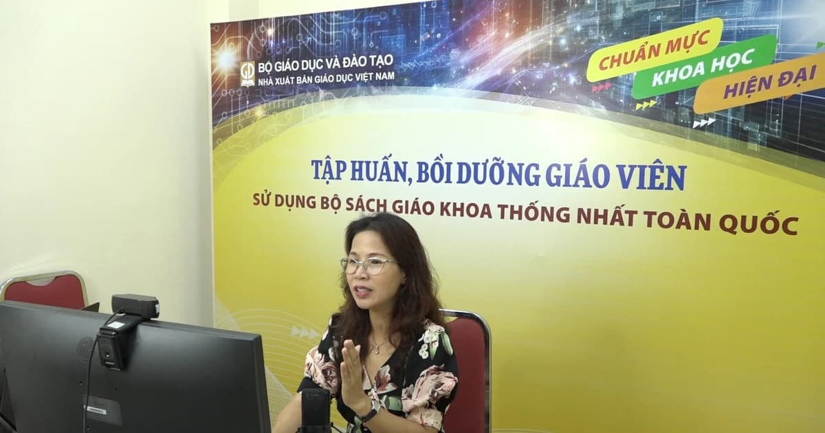 NXB Giáo dục Việt Nam tập huấn, bồi dưỡng sử dụng bộ sách giáo khoa thống nhất