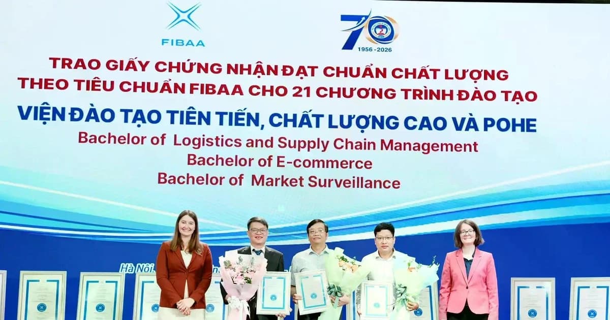21 chương trình đào tạo của Đại học Kinh tế Quốc dân đạt chuẩn FIBAA