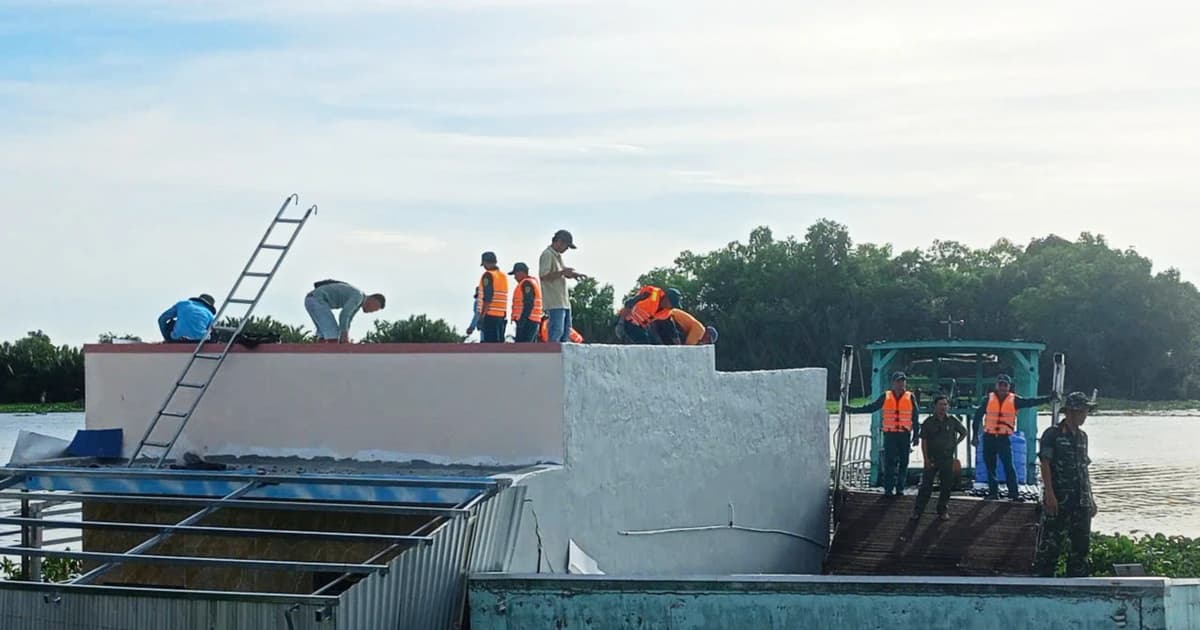 Sạt lở nghiêm trọng ở An Giang