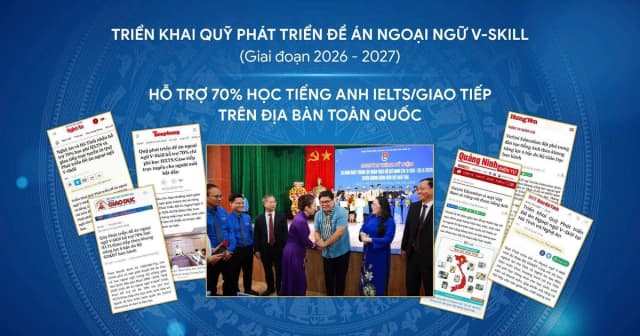 Triển khai quỹ phát triển đề án ngoại ngữ V-SKILL giai đoạn 2026-2027