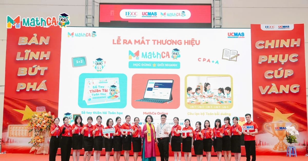 Toán MathCA ra mắt trước 2.000 phụ huynh, học sinh – Học đúng, giỏi nhanh