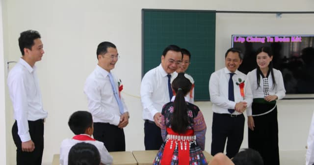 Ngôi trường mới thắp ước mơ nơi biên giới Sơn La