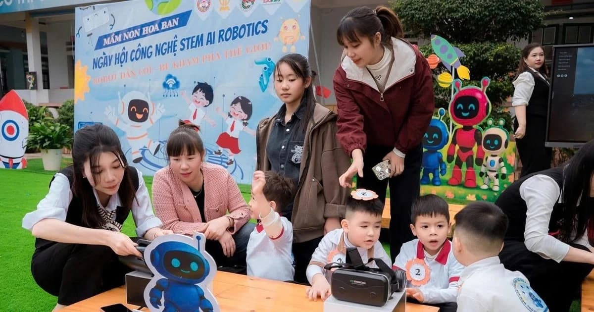 Khi giáo viên vùng cao làm chủ AI trong lớp học mầm non